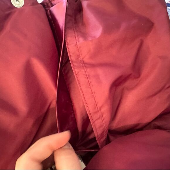 Obermeyer Vintage Red Maroon Puffer Goose Down Vest Size Large - Picture 14 of 14